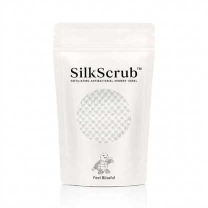SilkScrub™ Exfoliating Antibacterial Shower Towel