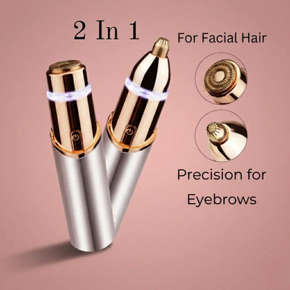 BrowTrim™ 2-in-1 electric eyebrow trimmer