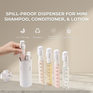 TravelKit™ 4 leak-proof travel bottles