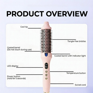GlossRoller™ – Ionic Smoothing Hair Brush