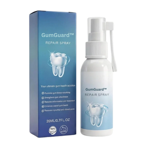GumGuard™ Gum Fix Spray revitalizes gums and whitens teeth within the first week.